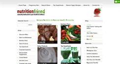 Desktop Screenshot of nutritionfriend.com